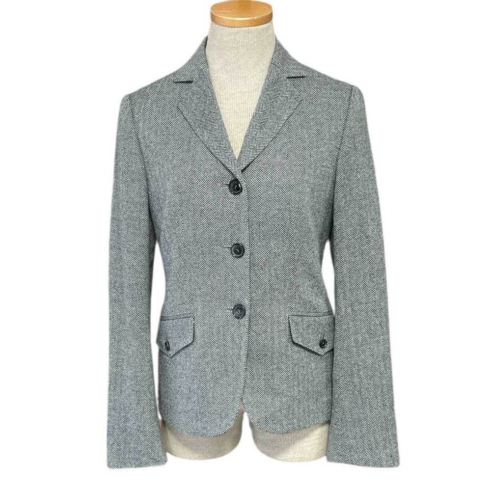 Kiton Cashmere Blazer Tailored Jacket Luxury Italian Designer Size 42 US 6